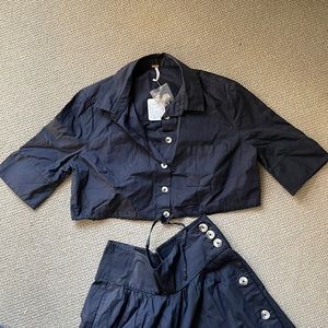 Free People crop and culotte set!